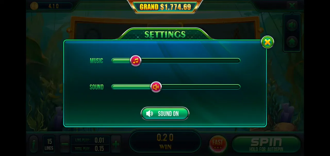 Fire Kirin app settings